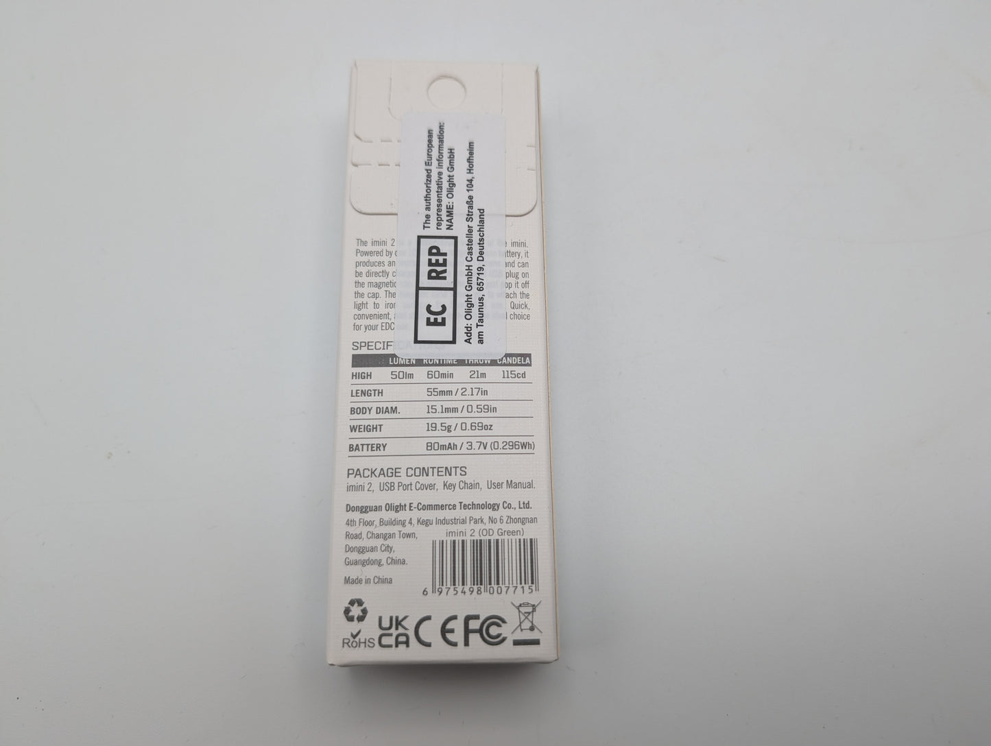Olight imini 2 OD Green - Grade A