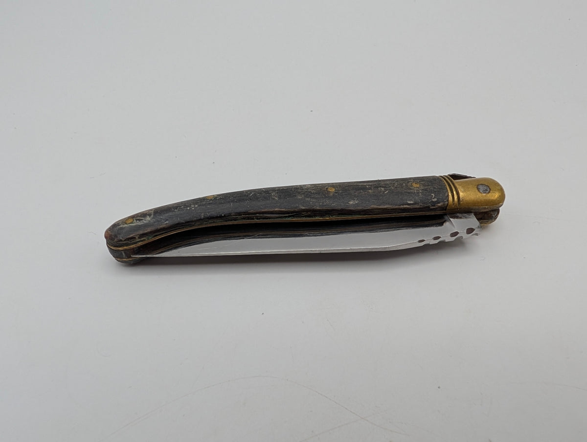 Arbalète G. David Laguiole Traditionell Dunkles Horn – Grad C
