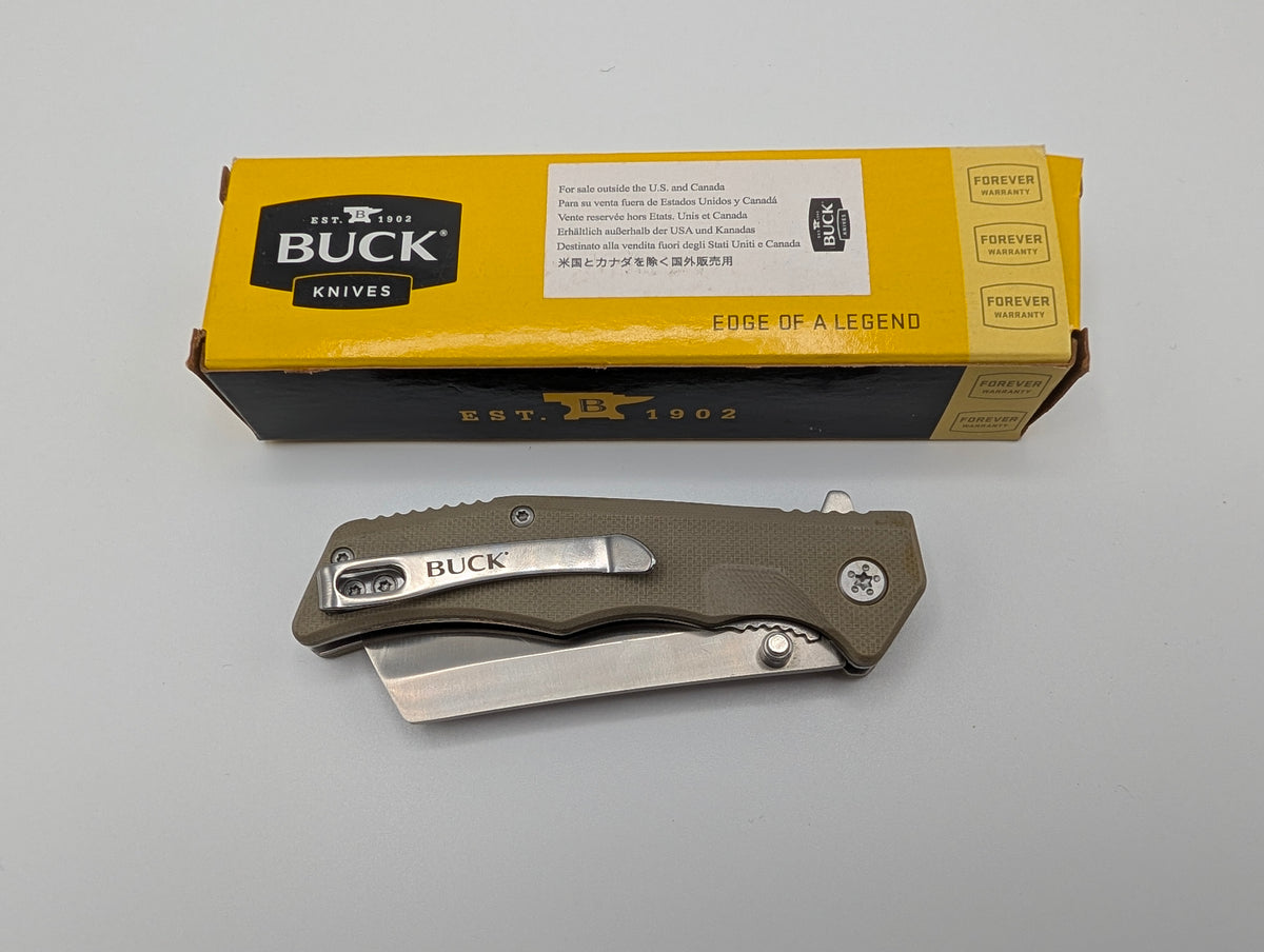 Buck 252 Trunk Tan G10 – Grade A