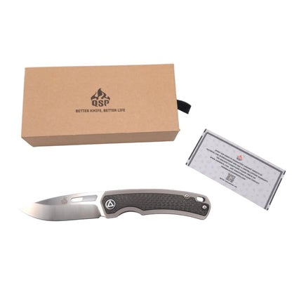 QSP Puffin Titanium Carbon Fiber S35VN – Grade B