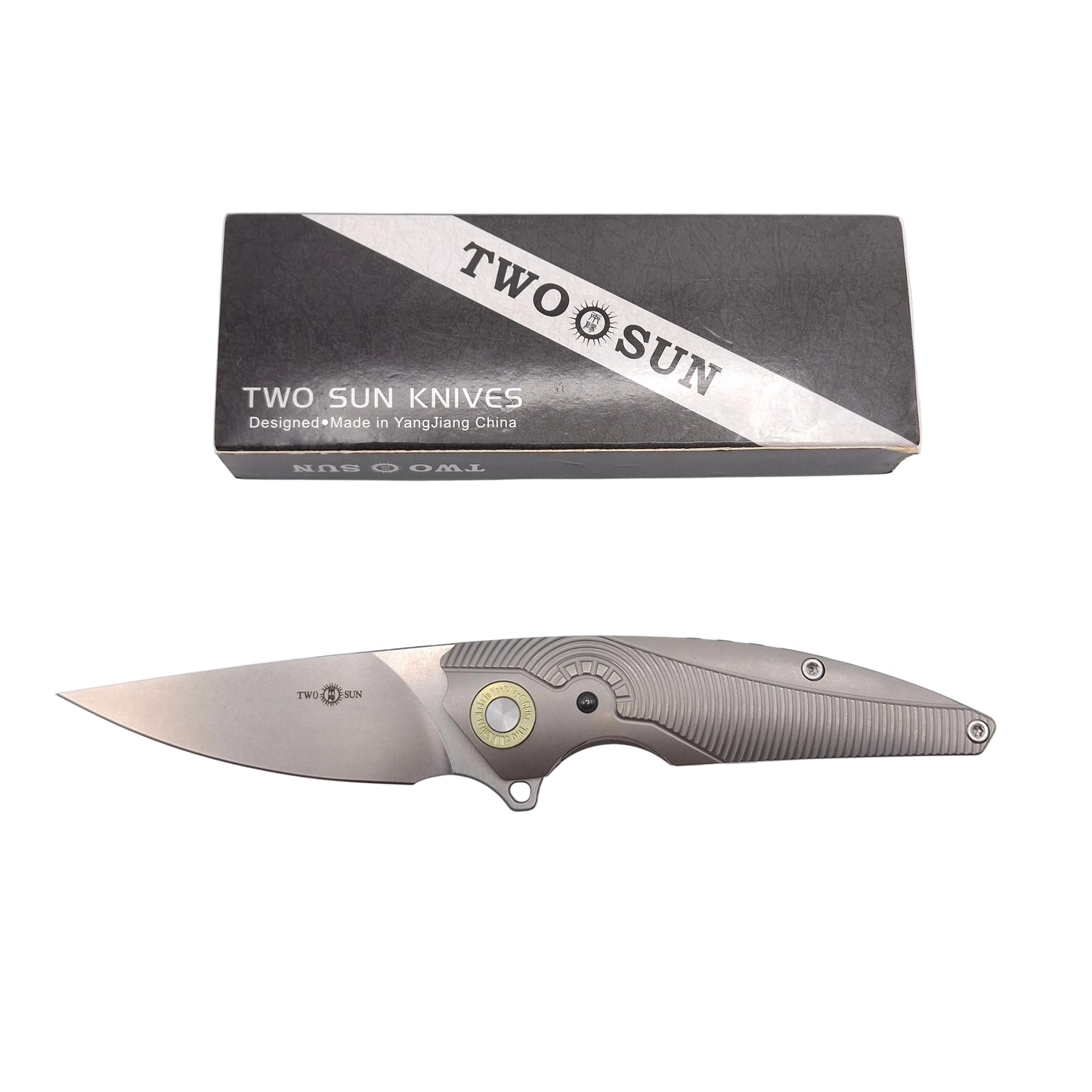 TwoSun TS301 Mazwan Mokhtar Button Lock Titanium – Grade A