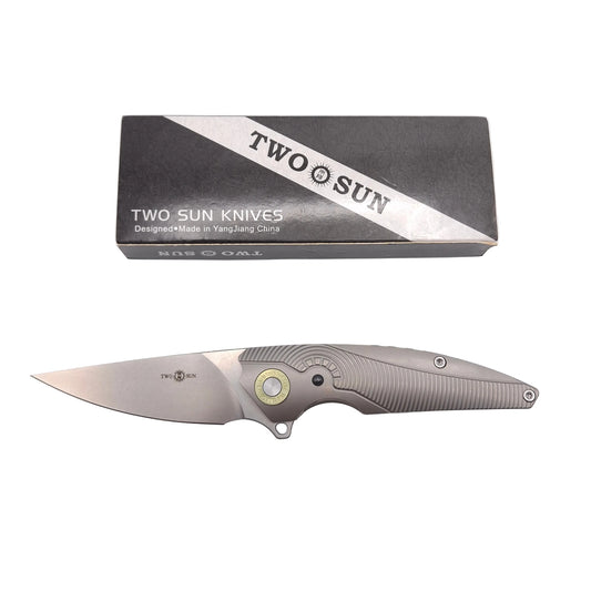 TwoSun TS301 Mazwan Mokhtar Button Lock Titanium – Grade A