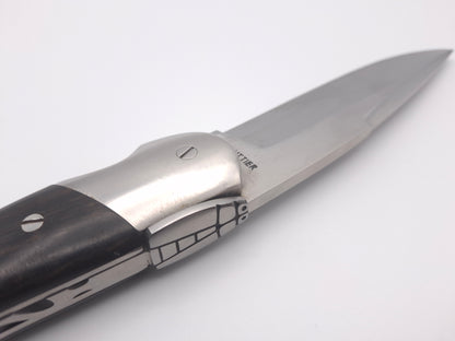 Charles Couttier Liner Lock Ebbenhout – Grade B