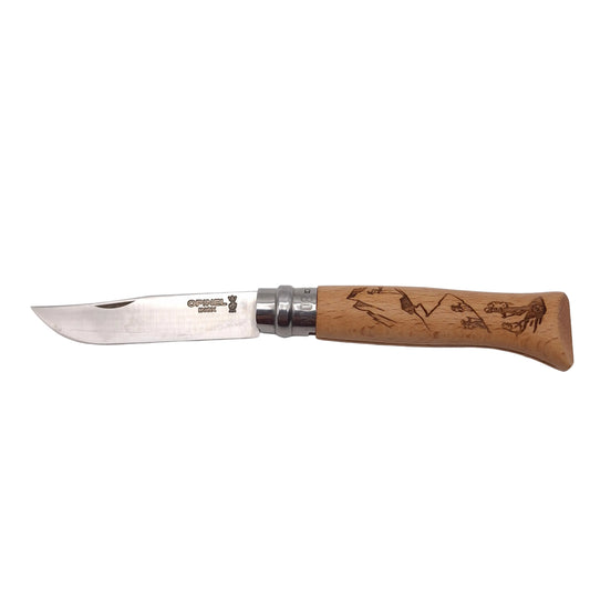 Opinel No. 08 Inox Rando Engraving – Grade B
