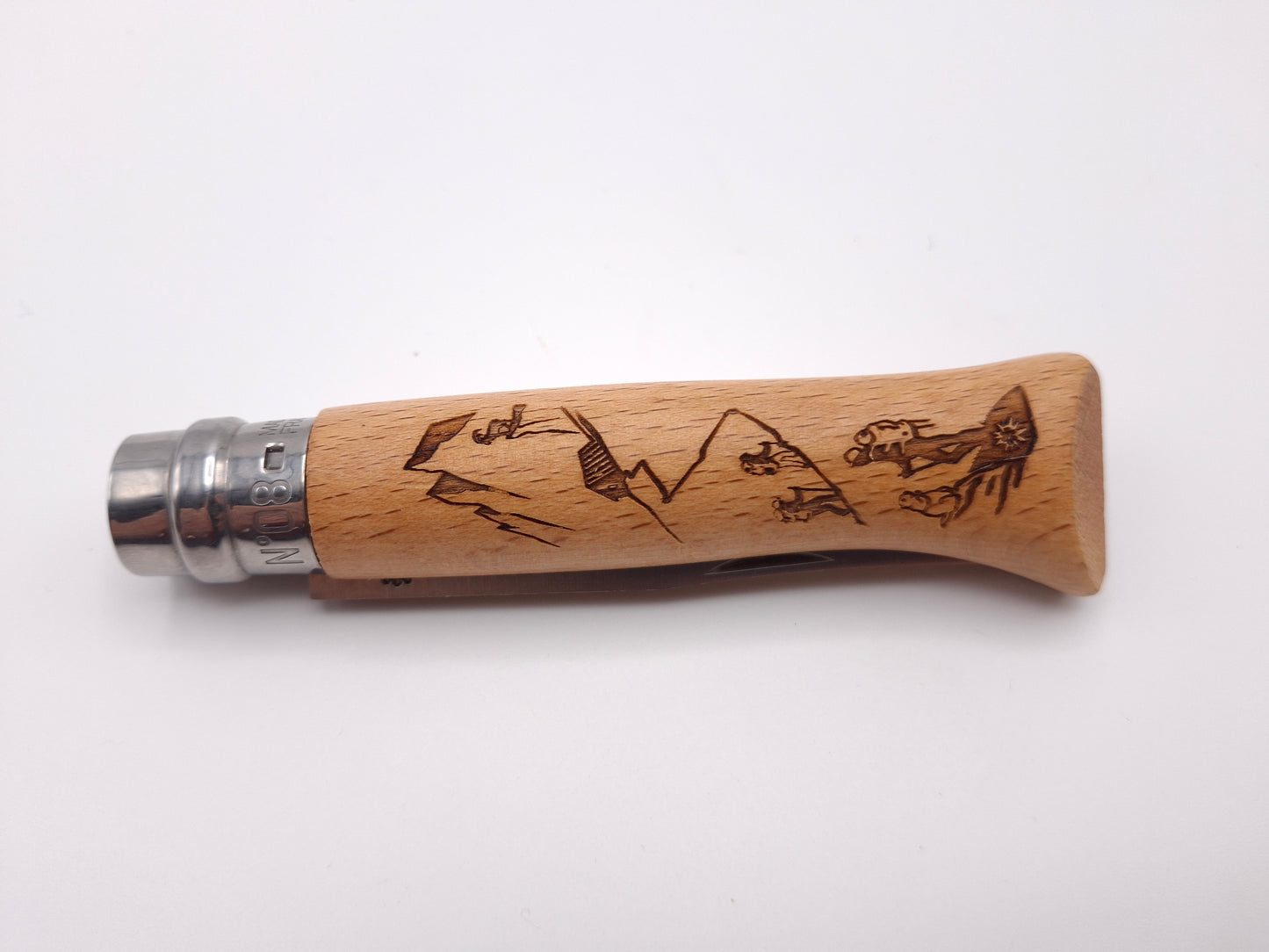 Opinel N°08 Inox Rando Gravure – Grade B