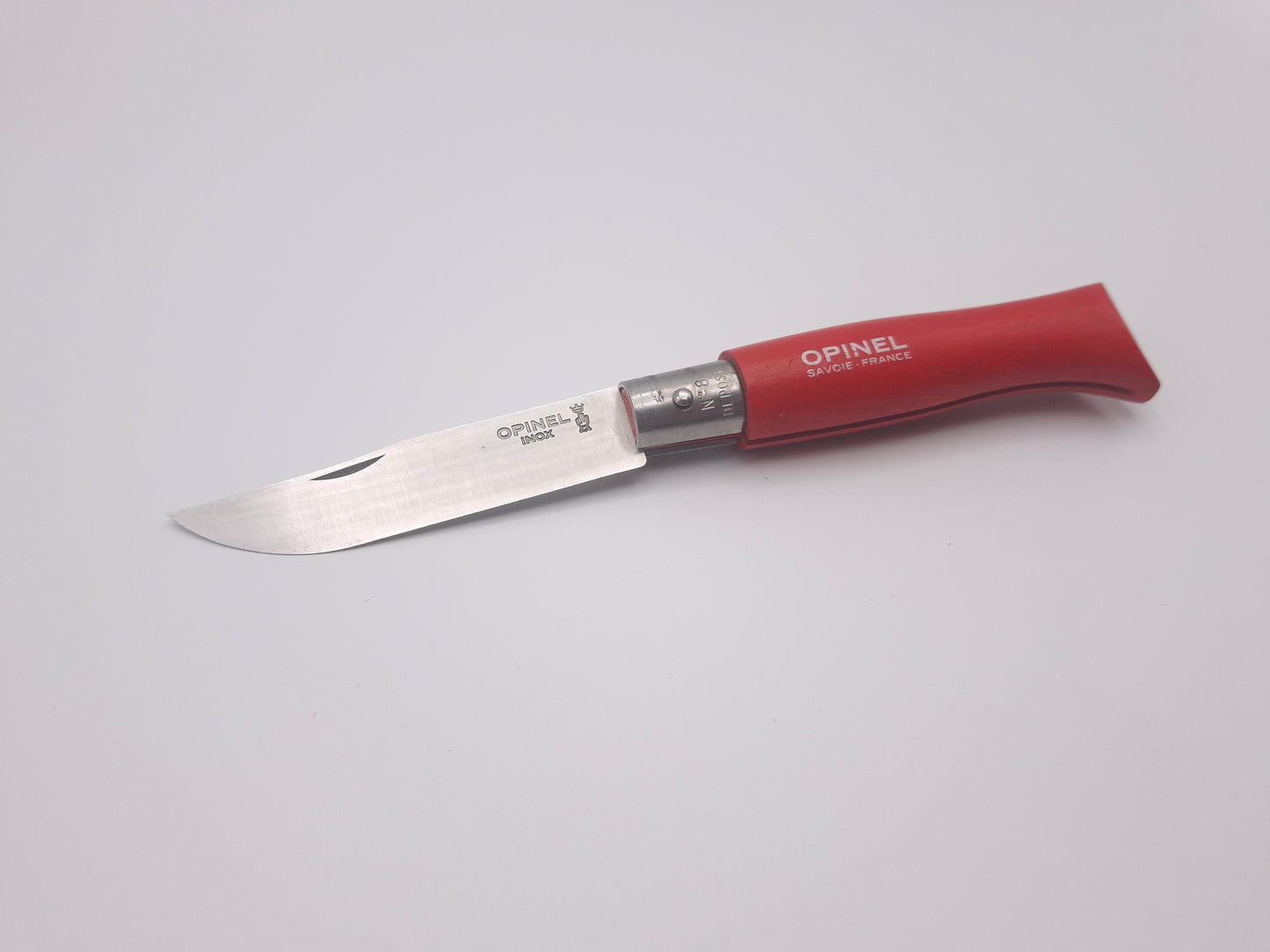 Opinel N°08 Inox Rouge (Vintage/Depose) – Grade B