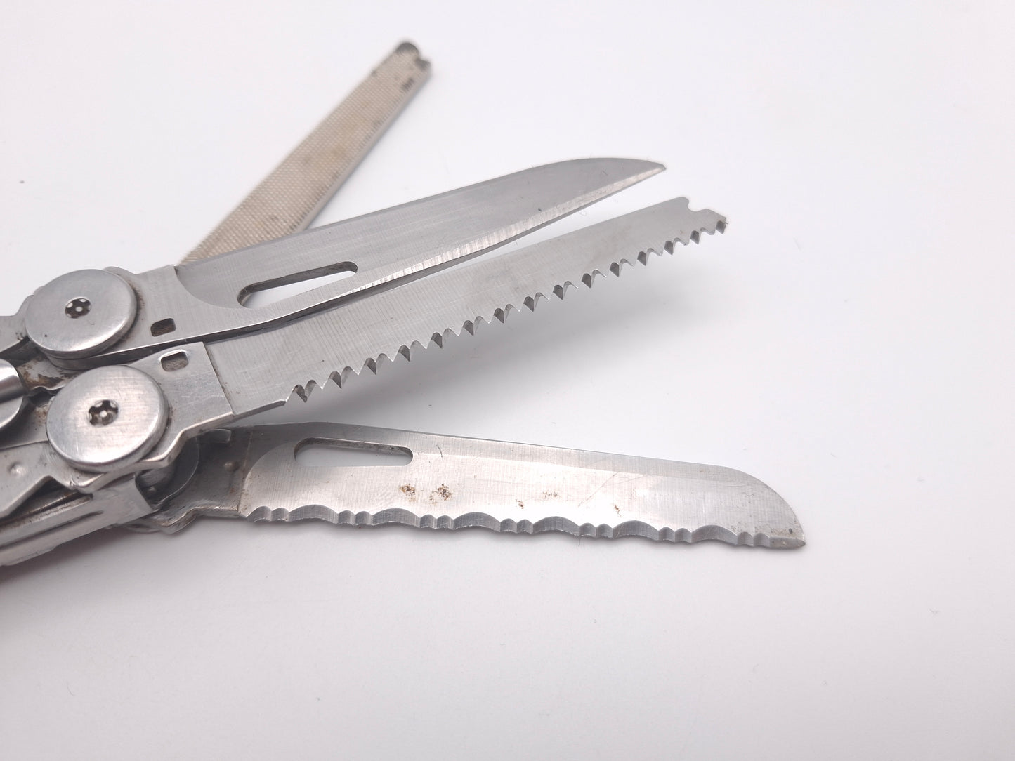 Leatherman Wave 1st Gen PAT PEND + Lederen Hoes – Grade B