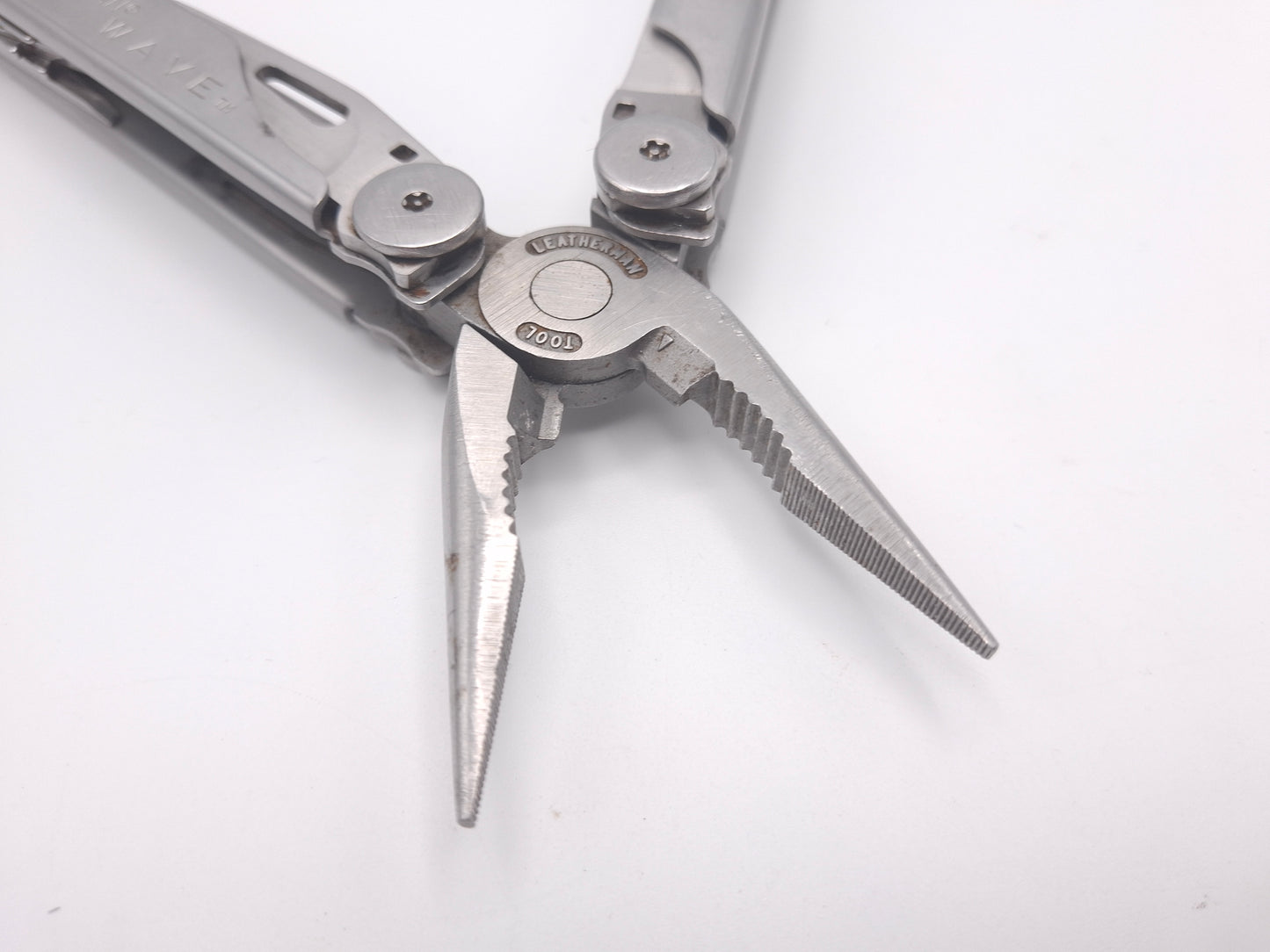 Leatherman Wave 1st Gen PAT PEND + Lederen Hoes – Grade B