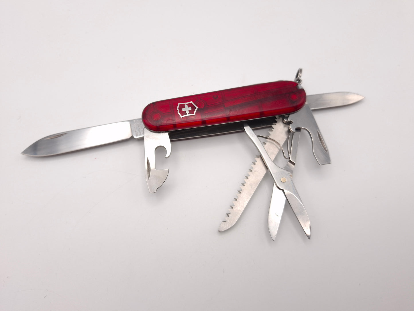 Victorinox Huntsman Transparent Red – Grade B