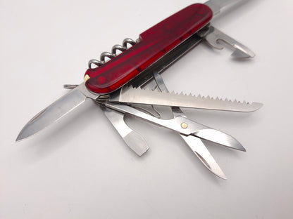 Victorinox Huntsman Transparent Red – Grade B