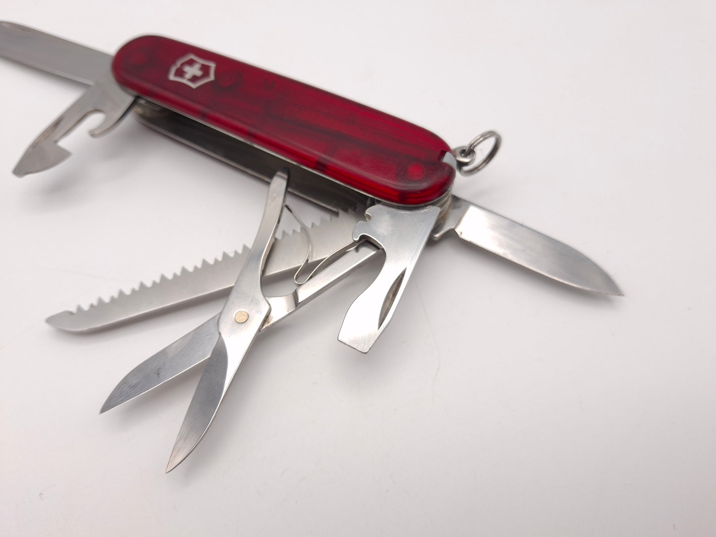 Victorinox Huntsman Transparent Red – Grade B