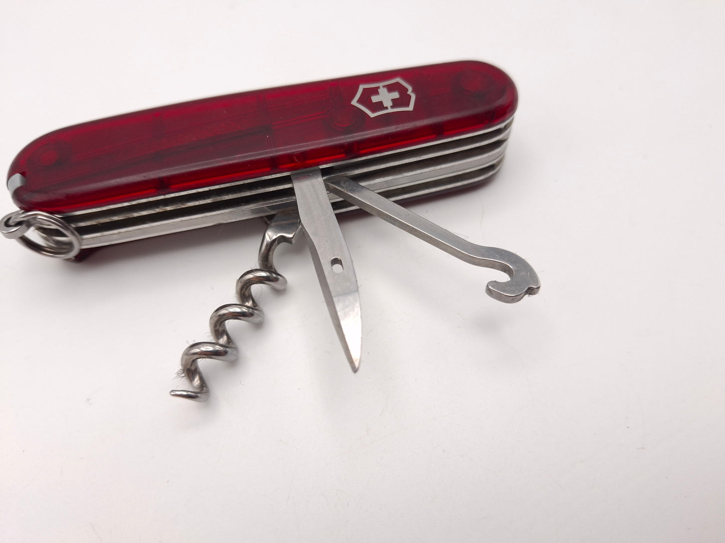 Victorinox Huntsman Transparent Red – Grade B