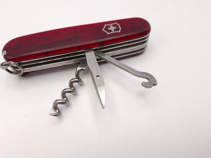 Victorinox Huntsman Transparent Red – Grade B