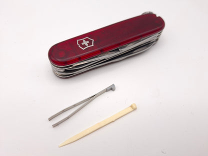 Victorinox Huntsman Transparent Red – Grade B