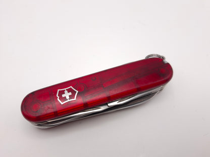 Victorinox Huntsman Transparent Red – Grade B