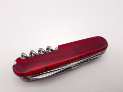 Victorinox Huntsman Transparent Red – Grade B