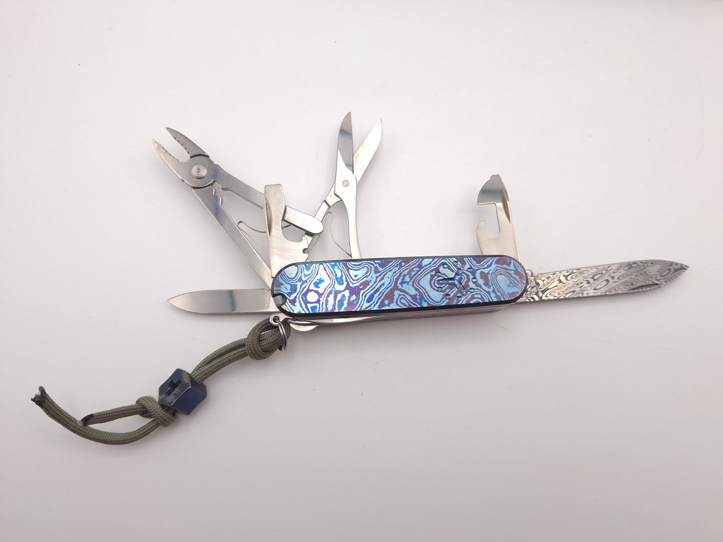 Victorinox Deluxe Tinker Damast Limited Edition 2018 MetonBoss Alien Timascus – Grade A