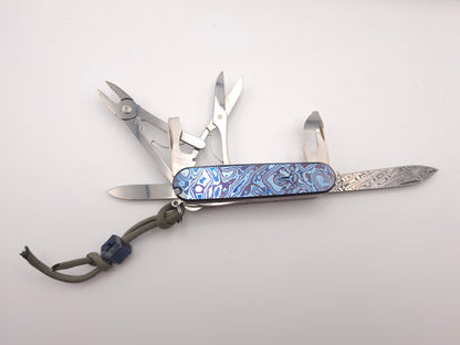 Victorinox Deluxe Tinker Damast Limited Edition 2018 MetonBoss Alien Timascus – Grade A