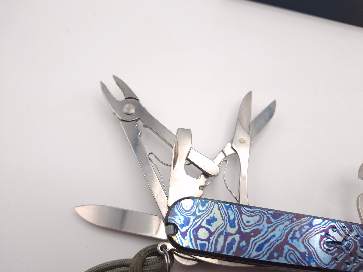 Victorinox Deluxe Tinker Damast Limited Edition 2018 MetonBoss Alien Timascus – Grade A