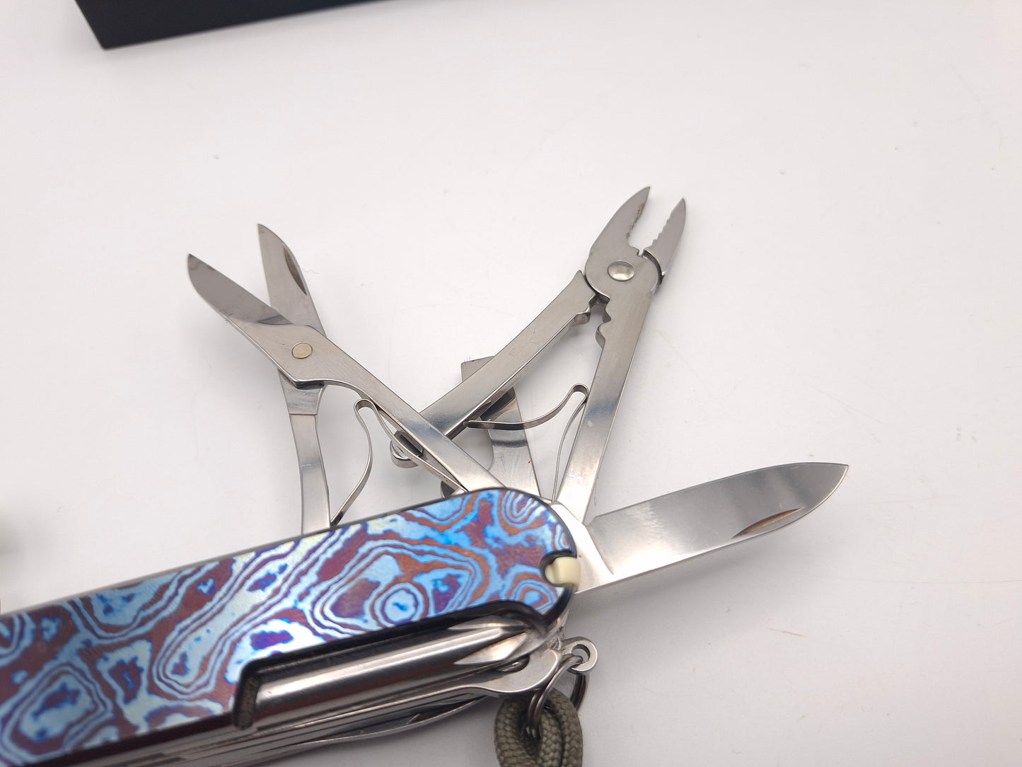 Victorinox Deluxe Tinker Damast Limited Edition 2018 MetonBoss Alien Timascus – Grade A