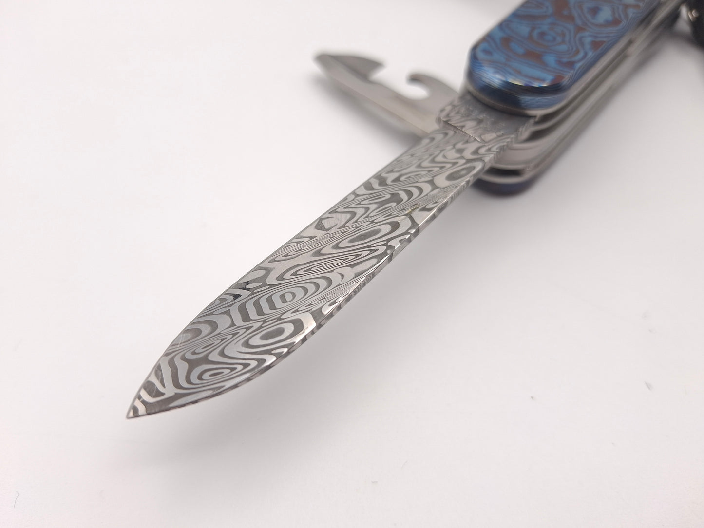 Victorinox Deluxe Tinker Damast Limited Edition 2018 MetonBoss Alien Timascus – Grade A