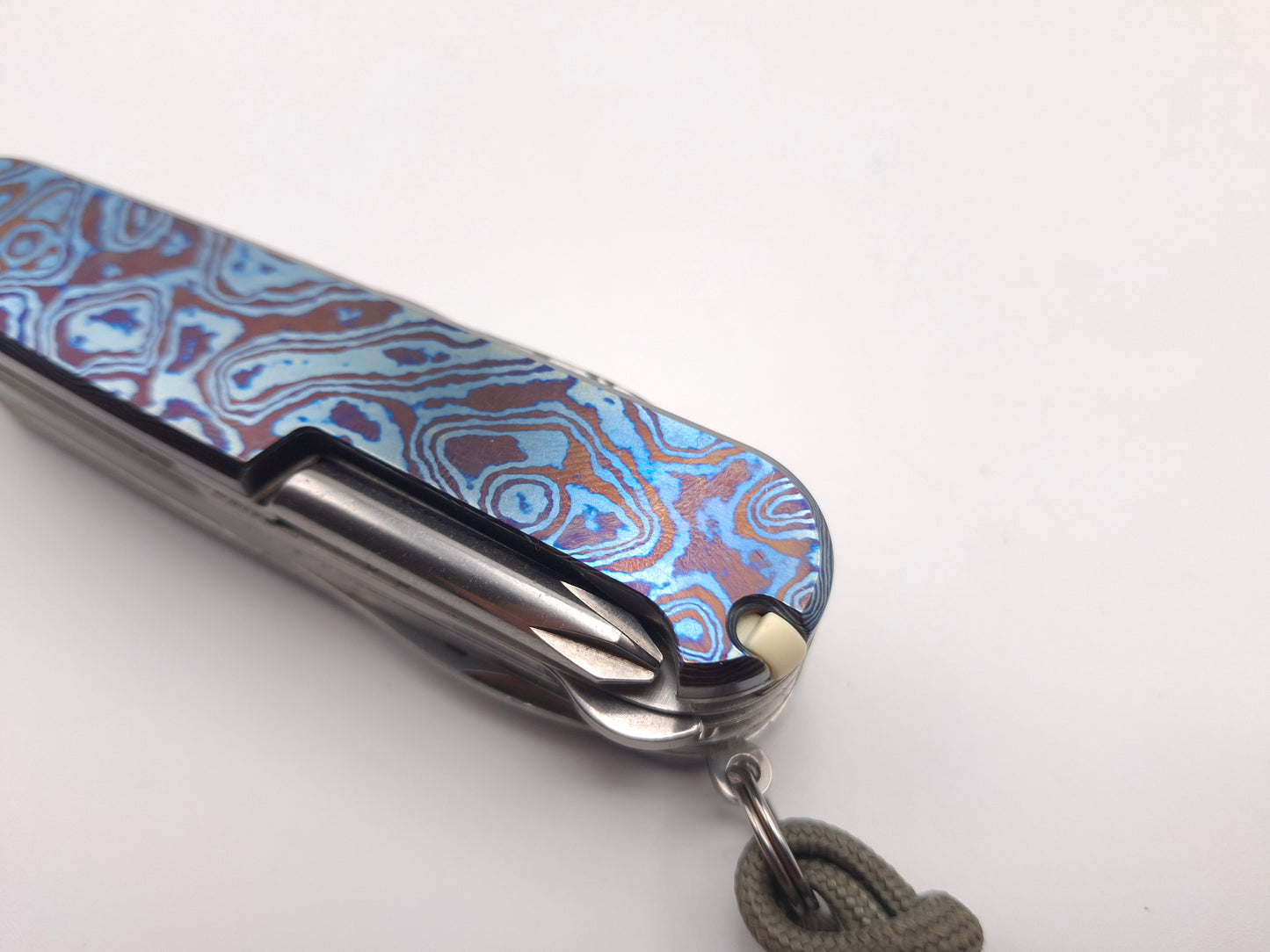 Victorinox Deluxe Tinker Damast Limited Edition 2018 MetonBoss Alien Timascus – Grade A