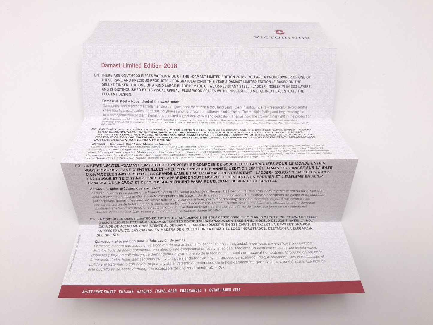 Victorinox Deluxe Tinker Damast Limited Edition 2018 MetonBoss Alien Timascus – Grade A