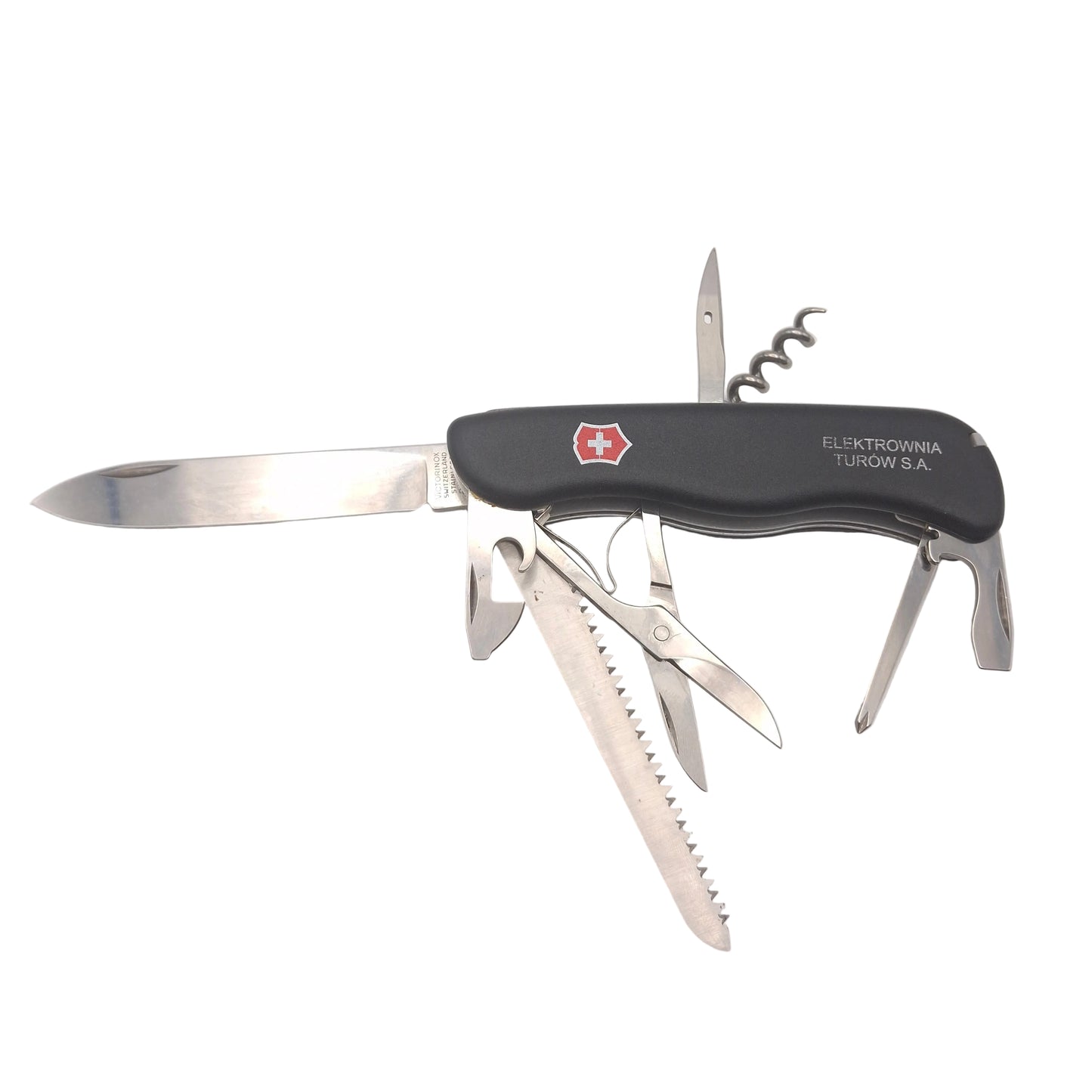 Victorinox Outrider Black opdruk Elektrownia Turów – OUTLET