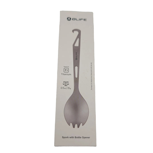 Olife Titanium Spork Bottle Opener - Grade A