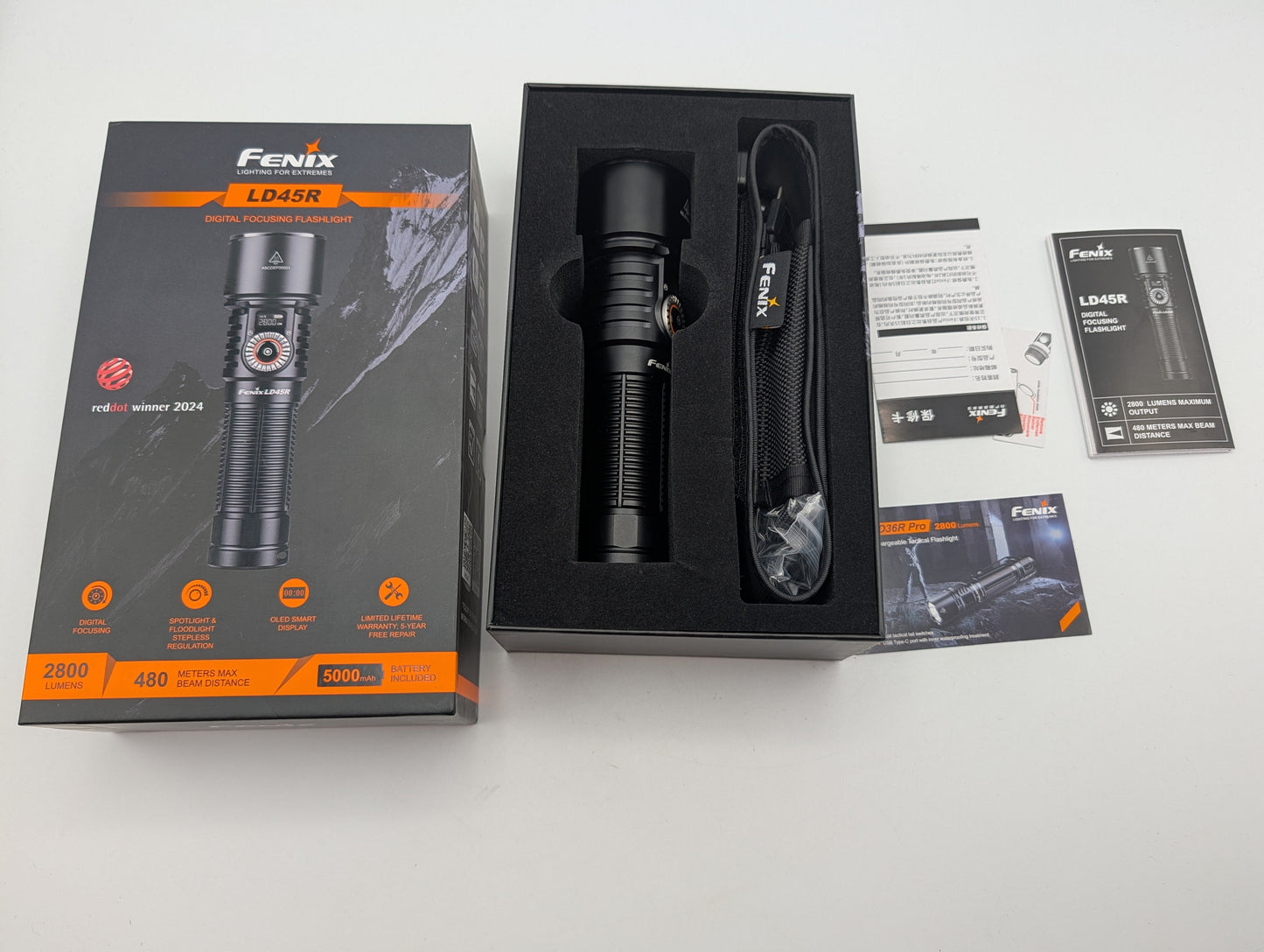 Fenix LD45R Digital Focusing 2800 Lumen – Grade A