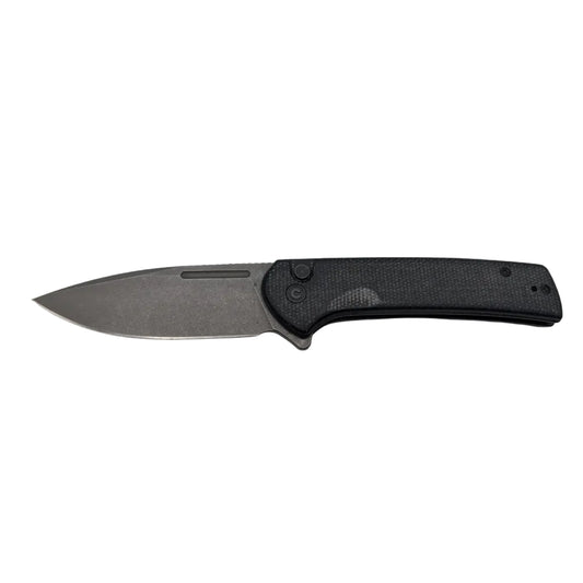Civivi Conspirator Button Lock Black Micarta – Grade B