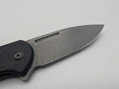 Civivi Conspirator Button Lock Black Micarta – Grade B