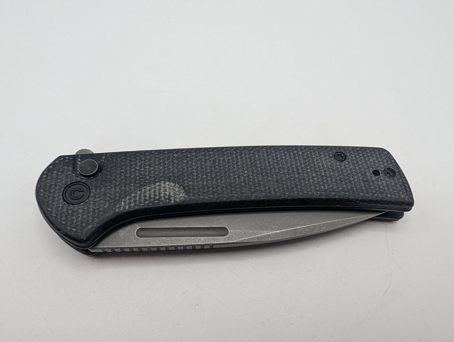 Civivi Conspirator Button Lock Black Micarta – Grade B