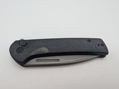 Civivi Conspirator Button Lock Black Micarta – Grade B