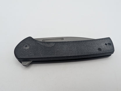 Civivi Conspirator Button Lock Black Micarta – Grade B