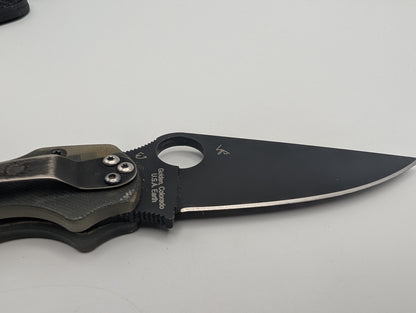 Spyderco Para Military 2 Digital Camo G-10 Black – Grade B