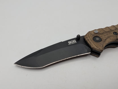 SOG Kiku Assisted Zwart – Grade B