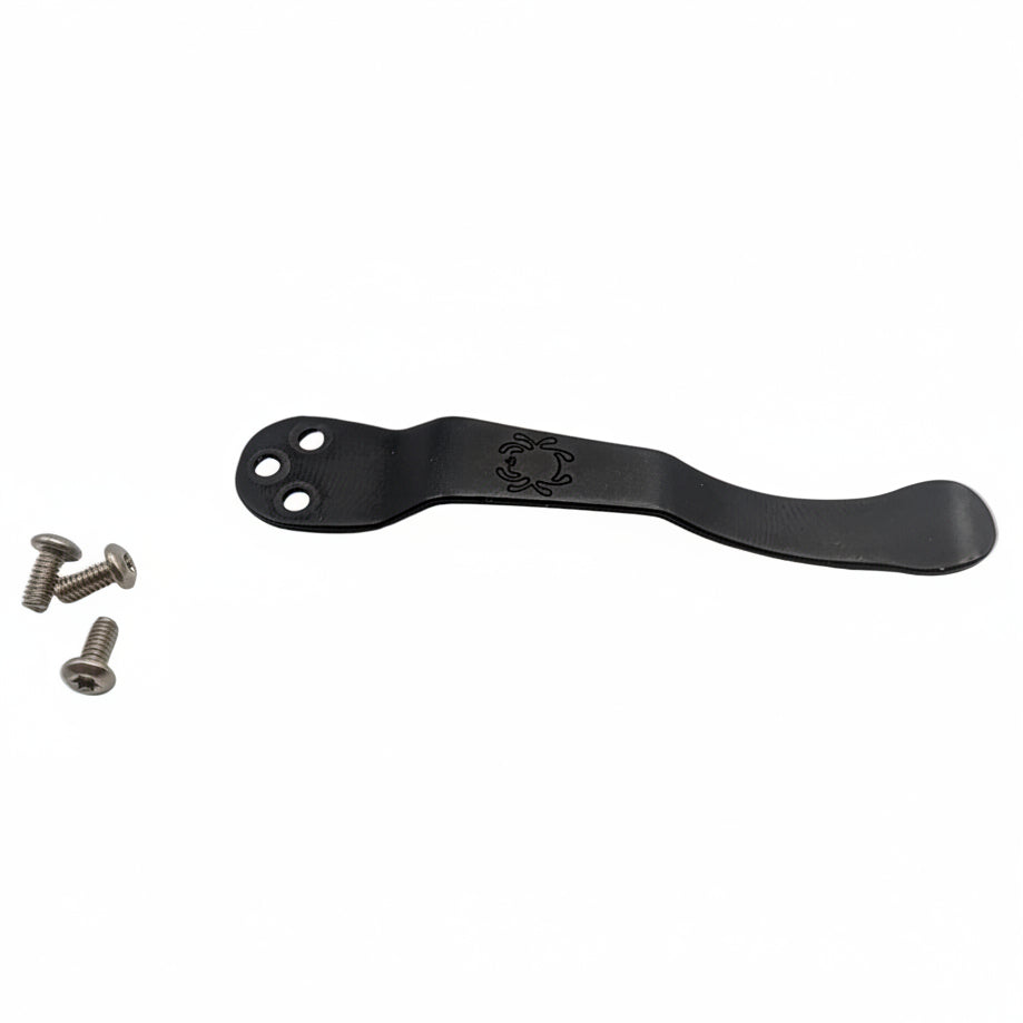 Spyderco Standaard 3-Hole Zakclip Zwart – Grade A