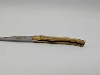 Laguiole de l'Artisan Horn und Messing – Grad C