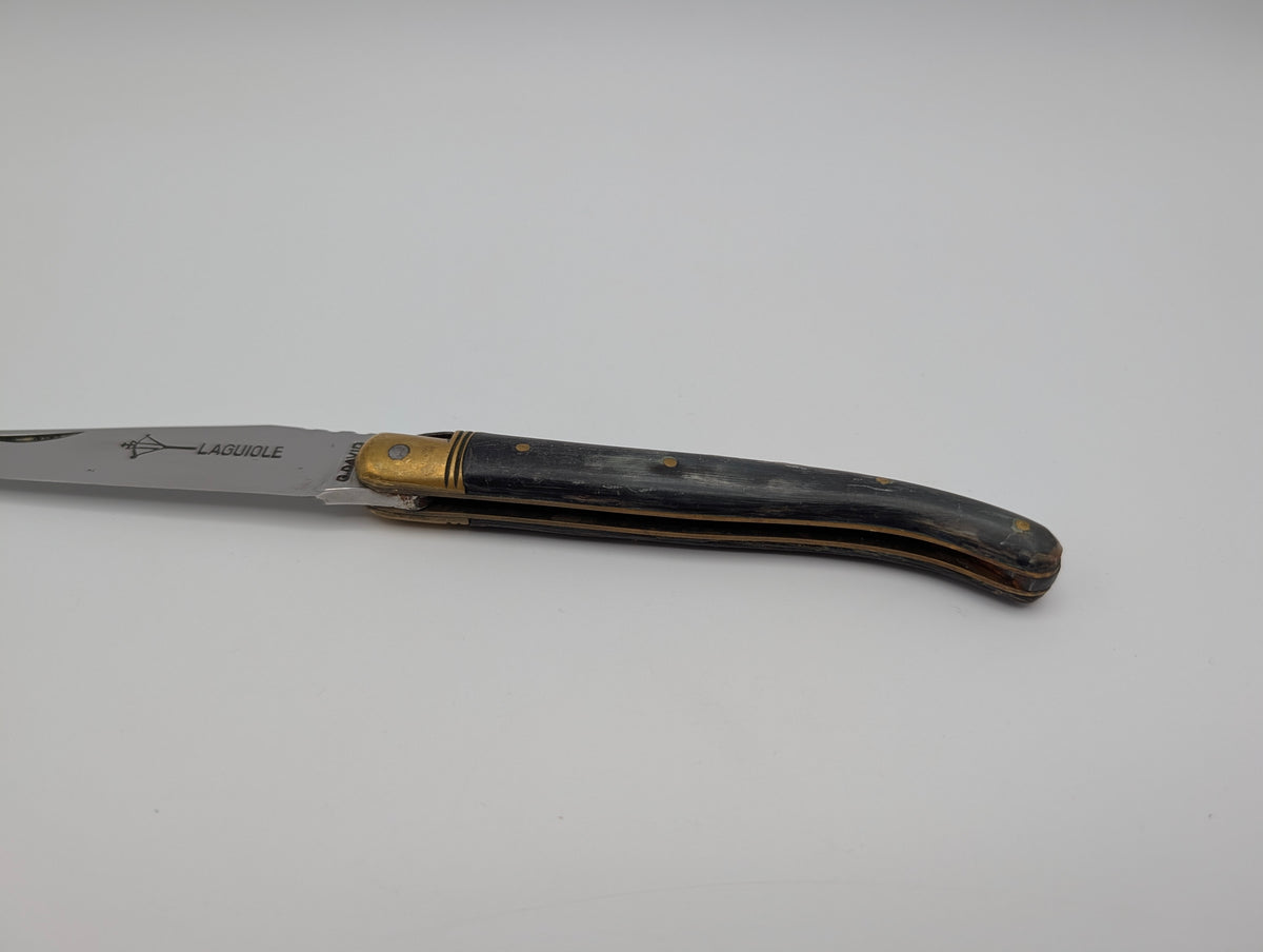 Arbalète G. David Laguiole Traditionell Dunkles Horn – Grad C