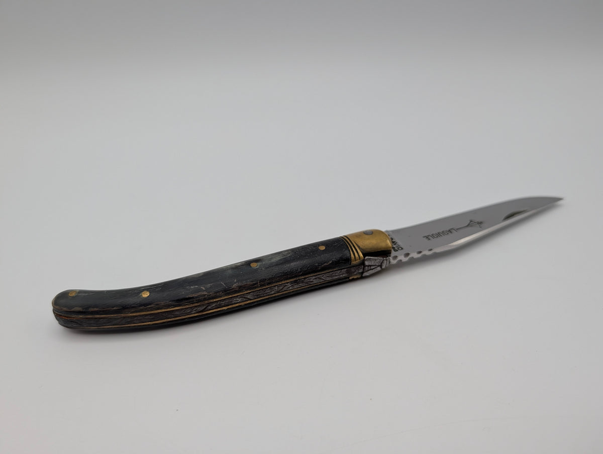 Arbalète G. David Laguiole Traditionell Dunkles Horn – Grad C
