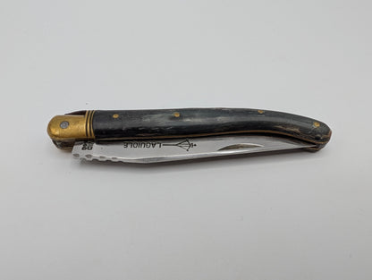 Arbalète G. David Laguiole Traditionell Dunkles Horn – Grad C