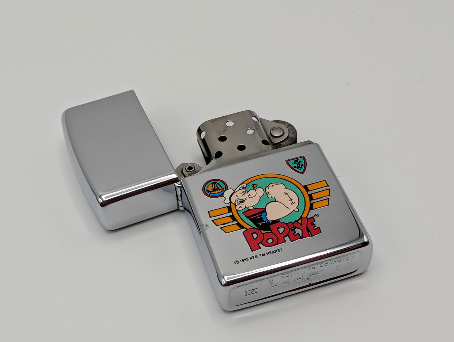Zippo Popeye High Polish Chrome (1995) – Grade B