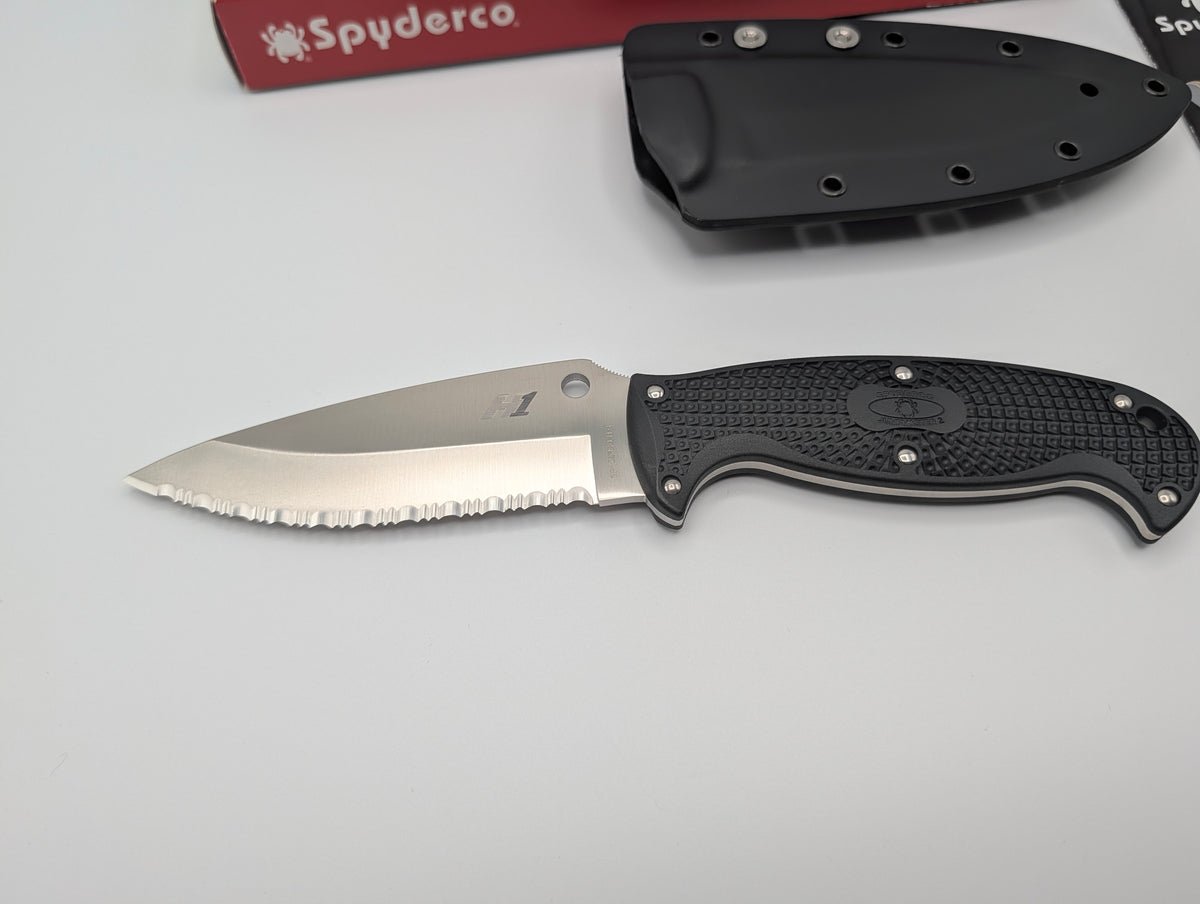 Spyderco Jumpmaster 2 H-1 Wellenschliff – Zustand A