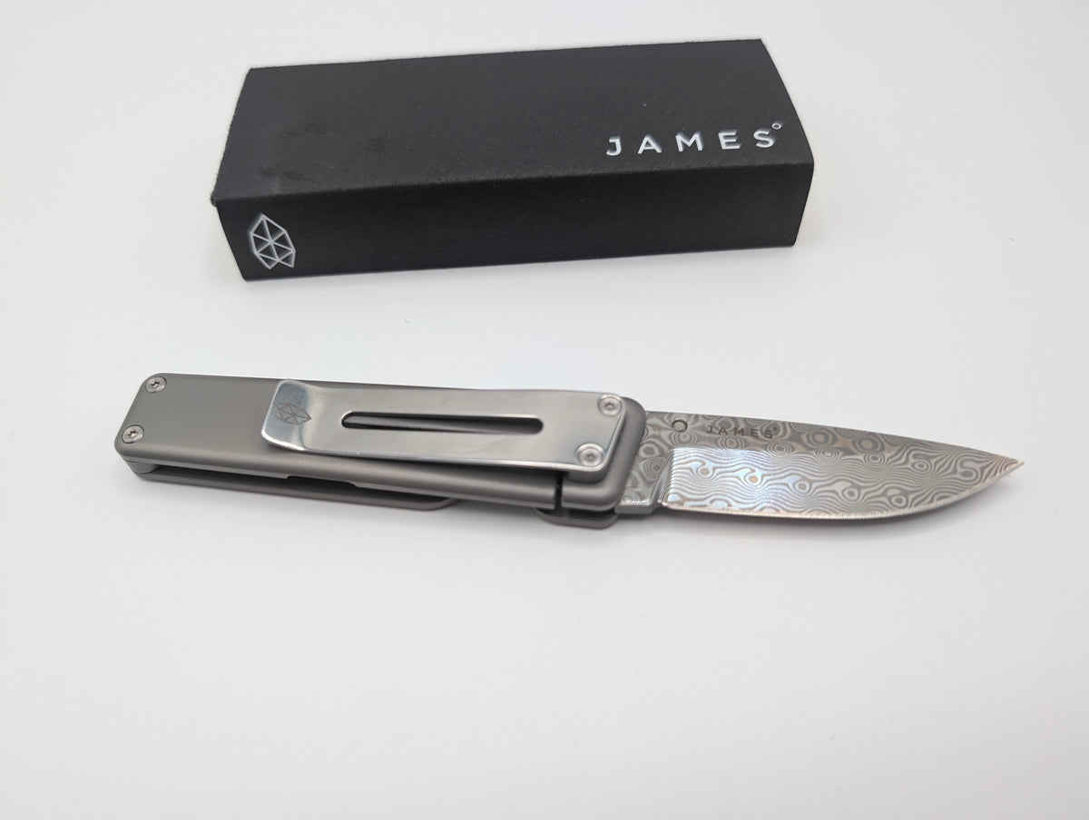 The James Brand The Chapter Titanium Damasteel – Grade A