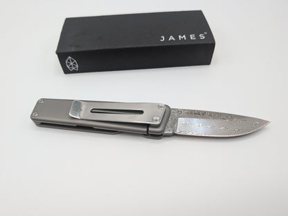 The James Brand The Chapter Titanium Damasteel – Grade A