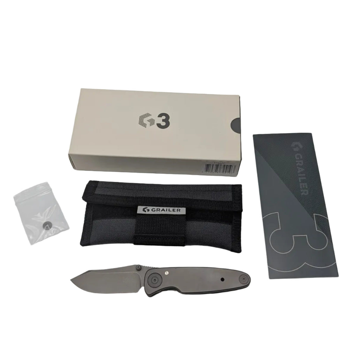 Grailer 3 Plain Titanium – Grade A