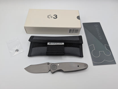 Grailer 3 Plain Titanium – Grade A