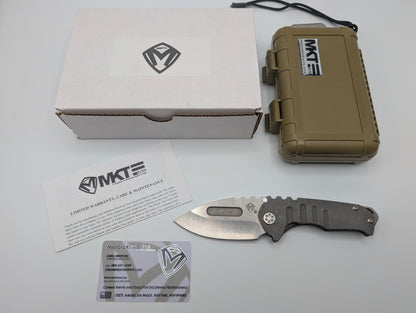 Medford Praetorian T Drop Point Titanium – Grade A
