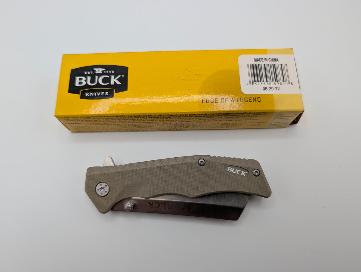 Buck 252 Trunk Tan G10 – Grade A